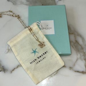 Trish Becker Small Pavé Charm Necklace